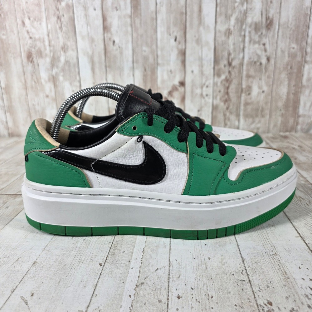 Nike Air Jordan 1 Elevate Low Lucky Green Black White DQ8394-301 Womens 10